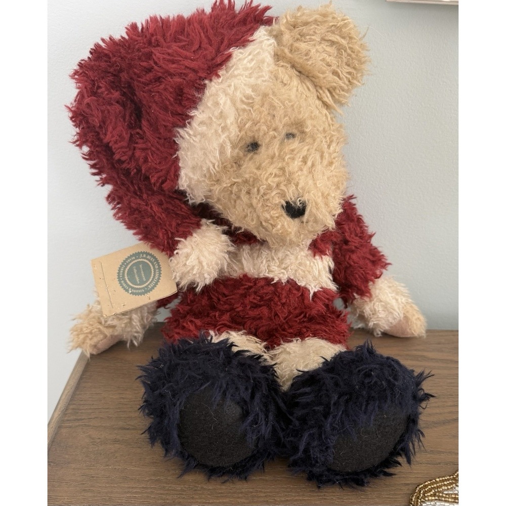 Vintage Boyds Bears J.J.'s Best Dressed Sandy Claus II Plush Teddy Christmas 19"